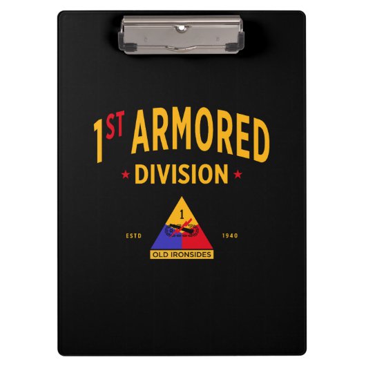 Porte-bloc 1re division blindée " Vieux côtés " (Devant)