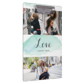 Porte-bloc 3 Photo Turquoise Aquarelle (Swatch)