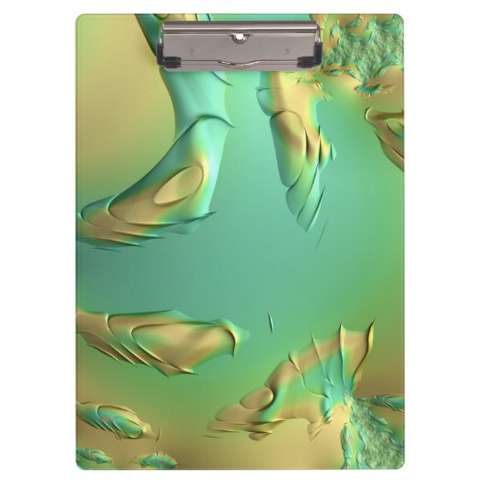Porte-bloc 3D ! ~ Beurre vert ~ Original fractal ~ 3D ~ (Devant)