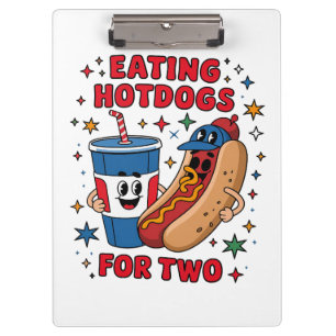Porte-bloc 4 juillet Mignons Hotdogs