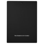 Porte-bloc 6 sections Photo personnalisée Simple cadre noir é (Dos)