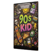 Porte-bloc 90s Kids Retro Pizza Fun Pattern (Gauche)