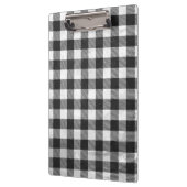 Porte-bloc à damiers Plaid Noir Et Blanc (Gauche)