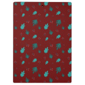 Porte-bloc À feuillage persistant Tree Feuilles et Red Holly  (Dos)