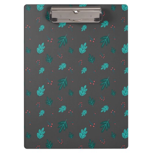 Porte-bloc À feuillage persistant Tree Feuilles et Red Holly  (Devant)