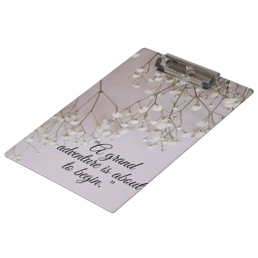 Porte-bloc A grand adventure is begin to start (Incliné)