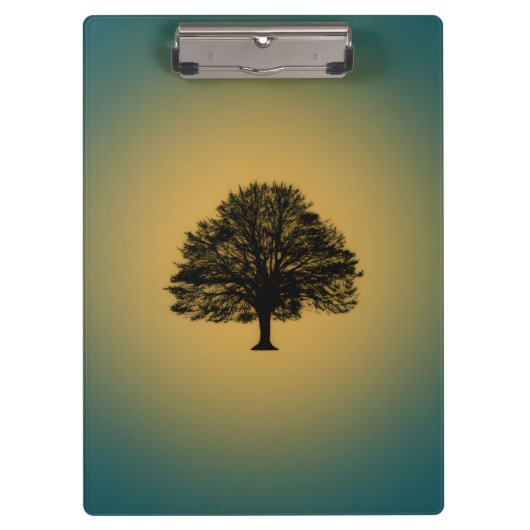 Porte-bloc à l'arbre doré (Devant)