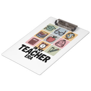 Porte-bloc À l'ère de mon enseignement La vie d'un professeur