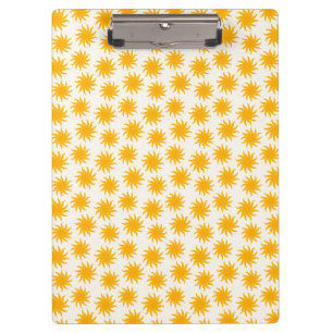 Porte-bloc à motif soleil levant doré