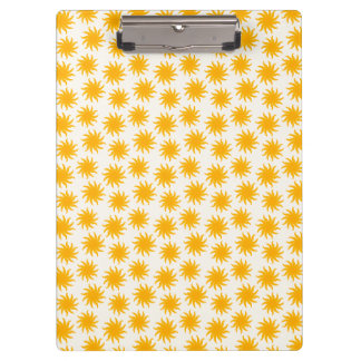 Porte-bloc à motif soleil levant doré