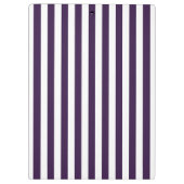 Porte-bloc à pois violet et blanc (Dos)