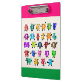 Porte-bloc ABC colorée (Gauche)