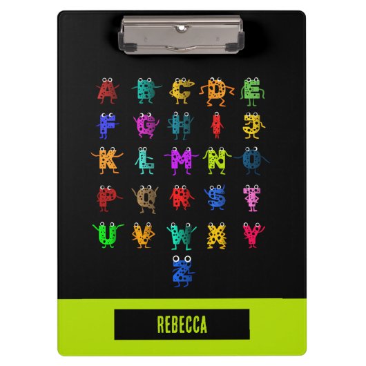 Porte-bloc ABC colorée (Devant)
