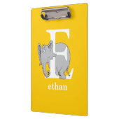 Porte-bloc ABC du Dr Seuss : Lettre E - Blanc | Ajouter Votre (Gauche)