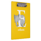 Porte-bloc ABC du Dr Seuss : Lettre E - Blanc | Ajouter Votre (Swatch)