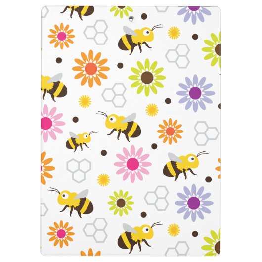 Porte-bloc Abeille & Fleurs (Dos)