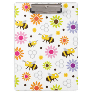 Porte-bloc Abeille & Fleurs