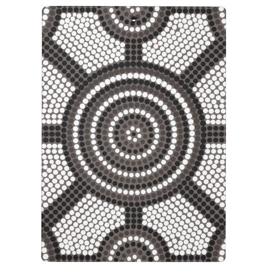 Porte-bloc Aboriginal dot painting (Dos)