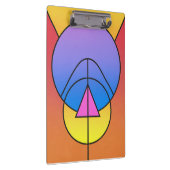 Porte-bloc Abstract Geometric Circles Line Colorful Poster (Swatch)