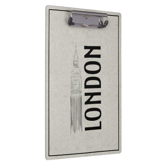 Porte-bloc Abstraction moderne Linge noir Londres City (Swatch)