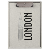 Porte-bloc Abstraction moderne Linge noir Londres City (Devant)