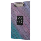 Porte-bloc Abstrait chic | Rose Turquoise bleu turquoise pour (Gauche)