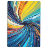 Porte-bloc Abstrait de couleur (Dos)