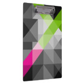 Porte-bloc Abstrait géométrique élégante Gris vert rose (Swatch)