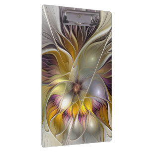 Porte-bloc Abstrait Imaginaire coloré Fleur moderne Fractal