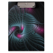 Porte-bloc Abstrait Imaginaire coloré fractal (Devant)