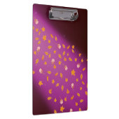 Porte-bloc Abstrait lune feuilles d'automne roses (Swatch)