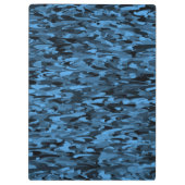 Porte-bloc Abstrait Motif bleu noir (Dos)