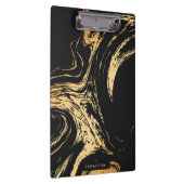 Porte-bloc Abstrait noir et or (Swatch)