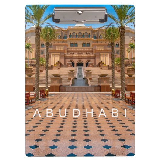 Porte-bloc Abudhabi - Palais (Devant)