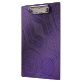 Porte-bloc Acceptation | Médaillons de méditation violette (Gauche)