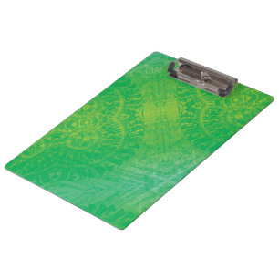 Porte-bloc Acceptation   Médaillons de saumons jaunes bleus