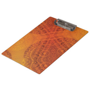 Porte-bloc Acceptation   Médaillons de saumons rouges orange 