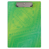 Porte-bloc Acceptation | Motif de Shibori jaune bleu (Devant)