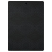 Porte-bloc Acceptation | Texture géométrique foncée (Dos)