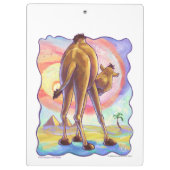 Porte-bloc Accessoires de bureau en Camel mignon (Dos)