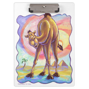 Porte-bloc Accessoires de bureau en Camel mignon