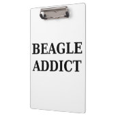 Porte-bloc accro beagle (Gauche)