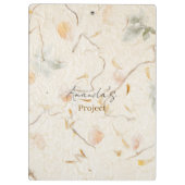 Porte-bloc Add your name on backside Mulberry kraft paper (Dos)