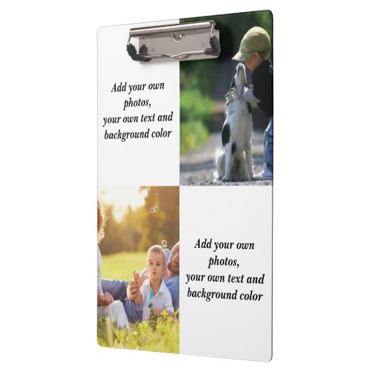 Porte-bloc Add your own photos, text and background throw pi (Gauche)