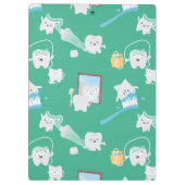 Porte-bloc Adorable Bébé Dents Bureau dentaire Dentiste (Dos)