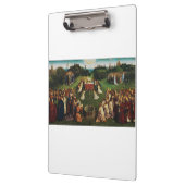 Porte-bloc Adoration de l'agneau par Jan van Eyck (Gauche)