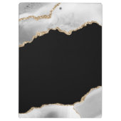 Porte-bloc Affaires de vieillissement noir, gris et or (Dos)