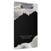 Porte-bloc Affaires de vieillissement noir, gris et or (Swatch)