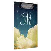 Porte-bloc Affichage céleste Étoiles Monogramme Carte clipart (Swatch)