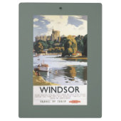 Porte-bloc Affiche britannique de la Tamise de château de (Dos)